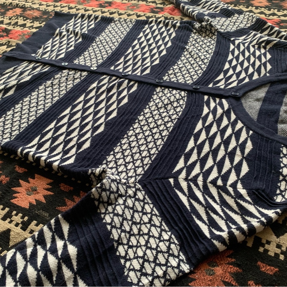 Merona Patterned Cardigan - Picture 3 of 8
